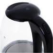 Mesko | Veekeetja | MS 1302b | Electric | 2200 W | 1.7 L | Glass | 360° rotational base | Black