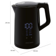 ProfiCook PC-WKS 1243 electric Kettle 1.7 L 2200 W Black