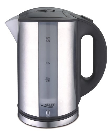 Adler AD 1216 electric Veekeetja 1.7 L Black,Silver 2200 W