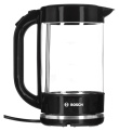 Bosch TWK70B03 electric Veekeetja 1.7 L 2400 W Black, Transparent