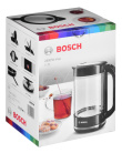 Bosch TWK70B03 electric Veekeetja 1.7 L 2400 W Black, Transparent