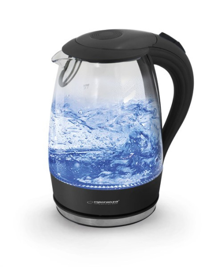 Esperanza Electric Kettle 1,7L SALTO ANGEL black