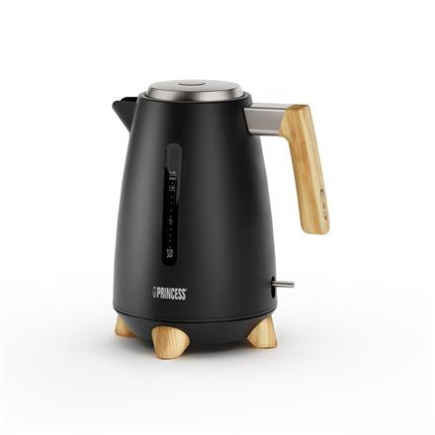 Princess Pure Veekeetja | 236061 | Electric | 3000 W | 1.7 L | Stainless steel | 360° rotational base | Black