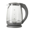 Adler | Veekeetja | AD 1286 | Standard | 2200 W | 2 L | Plastic/Glass | 360° rotational base | Grey/ transparent
