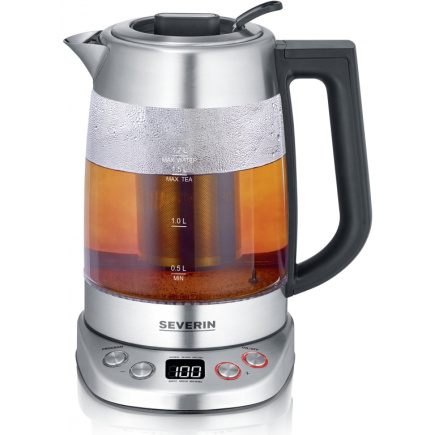 Severin WK 3480 Glas-Tee-/Wasserkocher Deluxe