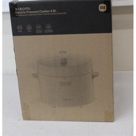 Восстановленный. Xiaomi Electric Pressure Cooker 4,8L EU | Xiaomi | Electric Pressure Cooker EU | 1000 W | 4.8 L | White | DEMO