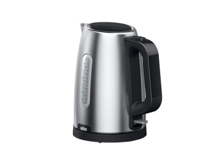BRAUN PurShine Kettle WK 1500 BK, 1.7L, Black