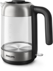 Philips 5000 series HD9339/80 electric Veekeetja 1.7 L 2200 W Black, Stainless steel, Transparent