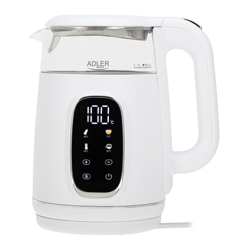 ADLER AD 1305 electric Veekeetja white/silver