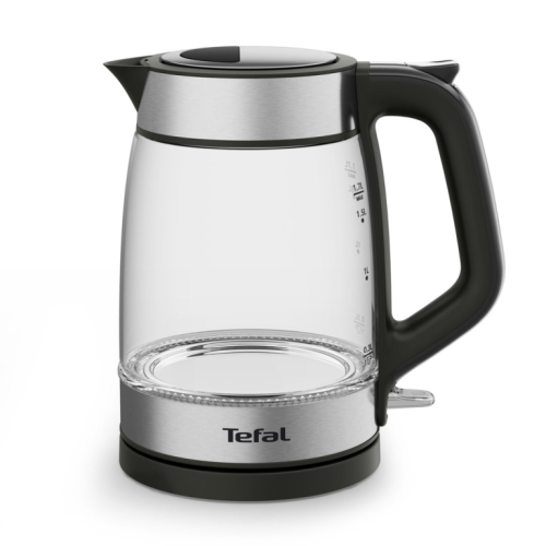 Tefal Glass Veekeetja KI605830 electric Veekeetja 1.7 L 2200 W Black, Silver, Transparent