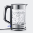 Severin WK 3420 electric Kettle 1.7 L 2200 W Black, Stainless steel, Transparent