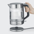 Severin WK 3420 electric Kettle 1.7 L 2200 W Black, Stainless steel, Transparent
