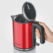 Severin WK 3427 electric Veekeetja 1 L 2400 W Black, Red