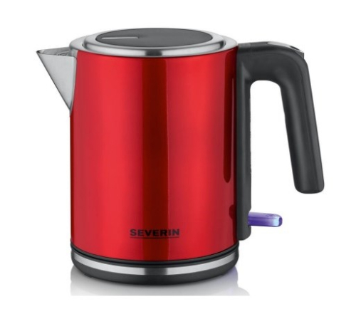 Severin WK 3427 electric Veekeetja 1 L 2400 W Black, Red