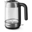 Philips | Veekeetja | HD9339/80 | Electric | 2200 W | 1.7 L | Stainless steel/Glass | 360° rotational base | Black/Silver