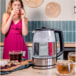 Cecotec Kettle | ThermoSense 340 Clear | Electric | 2200 W | 1.7 L | Glass | 360° rotational base | Clear