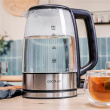 Cecotec Kettle | ThermoSense 340 Clear | Electric | 2200 W | 1.7 L | Glass | 360° rotational base | Clear