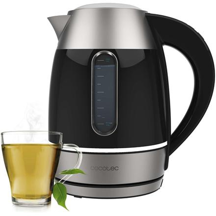 Cecotec Veekeetja | Thermosense 400 VisionLight | Electric | 2200 W | 1.7 L | Stainless steel | 360° rotational base | Black/Stainless steel