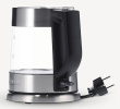 Severin WK 3468 electric Kettle 1 L 2200 W Black, Stainless steel, Transparent