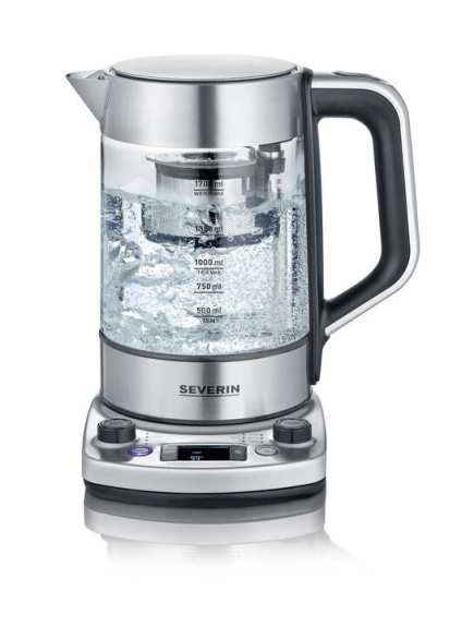 Severin WK 3422 electric Veekeetja 1.7 L 3000 W Stainless steel