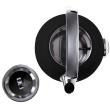 Adler AD 1346B electric Veekeetja 1.7 L 2200 W Black, Metallic
