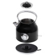 Adler AD 1346B electric Veekeetja 1.7 L 2200 W Black, Metallic