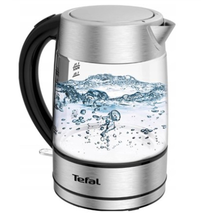 Tefal KI772D electric Veekeetja 1.7 L 2400 W Stainless steel, Transparent