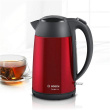 Bosch | Veekeetja | DesignLine TWK3P424 | Electric | 2400 W | 1.7 L | Stainless steel | 360° rotational base | Red