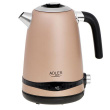 Adler | Veekeetja | AD 1295 | Electric | 2200 W | 1.7 L | Stainless steel | 360° rotational base | Golden