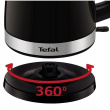 TEFAL Veekeetja | KO150F30 Delfini Vision | Electric | 2400 W | 1.5 L | Plastic | 360° rotational base | Black/Stainless steel
