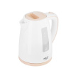 Adler AD 1264 electric Veekeetja 1.7 L 2200 W Hazelnut, White