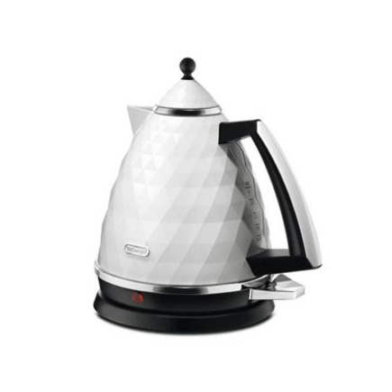 Delonghi | Veekeetja | KBJ2001W | Standard | 2000 W | 1.7 L | Plastic | 360° rotational base | White