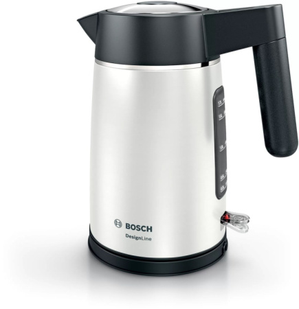 Bosch DesignLine electric Kettle 1.7 L 2400 W Black, Silver