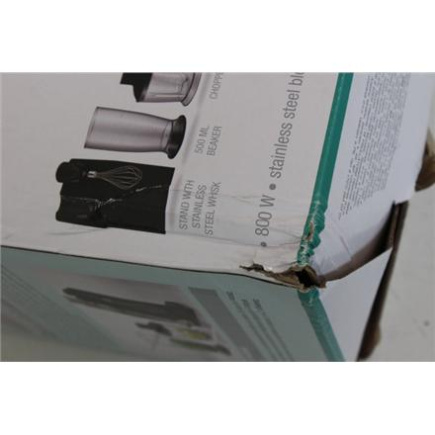 Восстановленный. Gorenje HBC807QB Blender, Hand, Power 800 W, Black | Gorenje Blender | HBC807QB | Hand Blender | 800 W | Number of speeds Variable | Chopper | Black | DAMAGED PACKAGING
