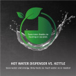 Caso Turbo hot water dispenser | HW 620 | Water Dispenser | 2600 W | 2.5 L | Plastic/Stainless Steel | Black/Stainless Steel