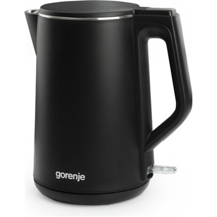 Gorenje | Veekeetja | K15DWBK | Electric | 2200 W | 1.5 L | Stainless steel | 360° rotational base | Black