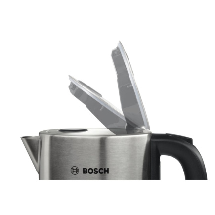 Bosch TWK7S05 electric Veekeetja 1.7 L 2200 W Black, Grey