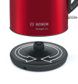 Bosch TWK3P424 electric Veekeetja 1.7 L 2400 W Grey, Red