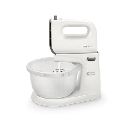 Philips | Mixer | Viva Collection HR3745/00 | Mixer with bowl | 450 W | Number of speeds 5 | Turbo mode | White