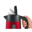 Bosch | Veekeetja | DesignLine TWK4P434 | Electric | 2400 W | 1.7 L | Stainless steel | 360° rotational base | Red/Must