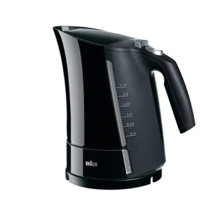Braun | Veekeetja | WK500BK Multiquick 5 | Standard | 3000 W | 1.7 L | Plastic | 360° rotational base | Must