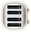 Smeg 50's Style Toaster TSF03CREU Cream