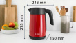 Bosch Kettle 1,7l red TWK7L464