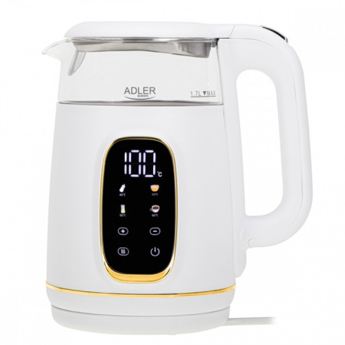 Adler 1.7L Kettle with LED Display, Temperature Control AD 1305WG