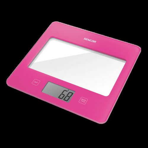 Köögikaal  värvilise klaaspinnaga Sencor SKS5028RS, roosa