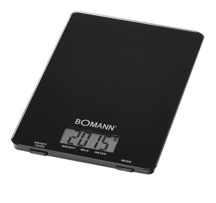 Köögikaal Bomann KW1515CB, must klaas