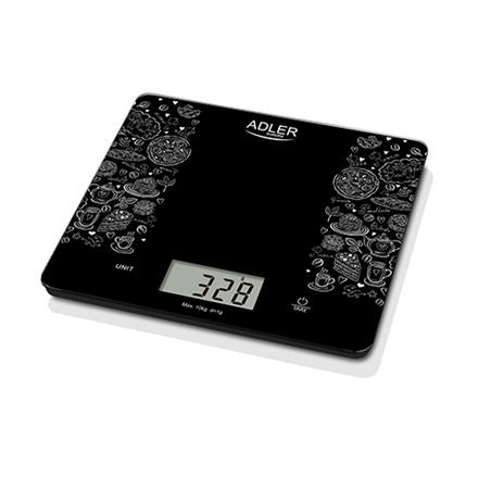 Adler | Kitchen scale | AD 3171 | Maximum weight (capacity) 10 kg | Graduation 1 g | Display type LCD | Black