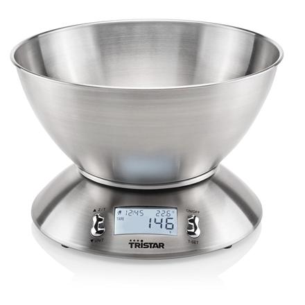 Tristar | Kitchen scale | KW-2436 | Maximum weight (capacity) 5 kg | Graduation 1 g | Display type LCD | Metal steel