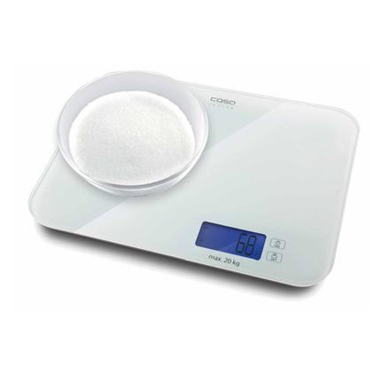 Caso | Designer kitchen scales LX 20 | 03294 | Maximum weight (capacity) 20 kg | Graduation 5 g | White