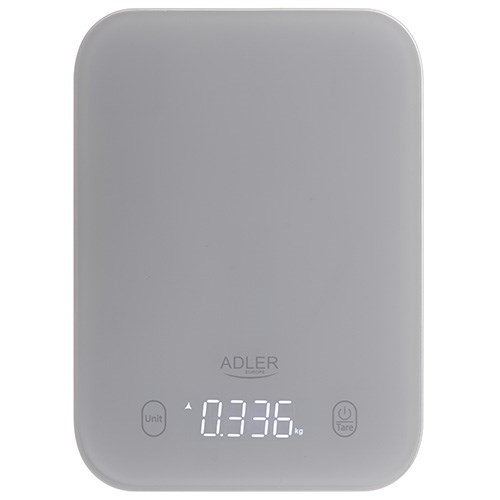 ADLER AD 3181 grey kitchen scale